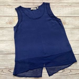 Nexx New York Silk Sleeveless Blouse Women’s Size Small Blue